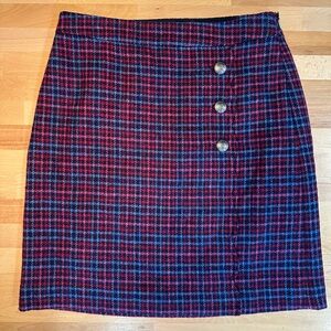 Talbots Wool Plaid Skirt